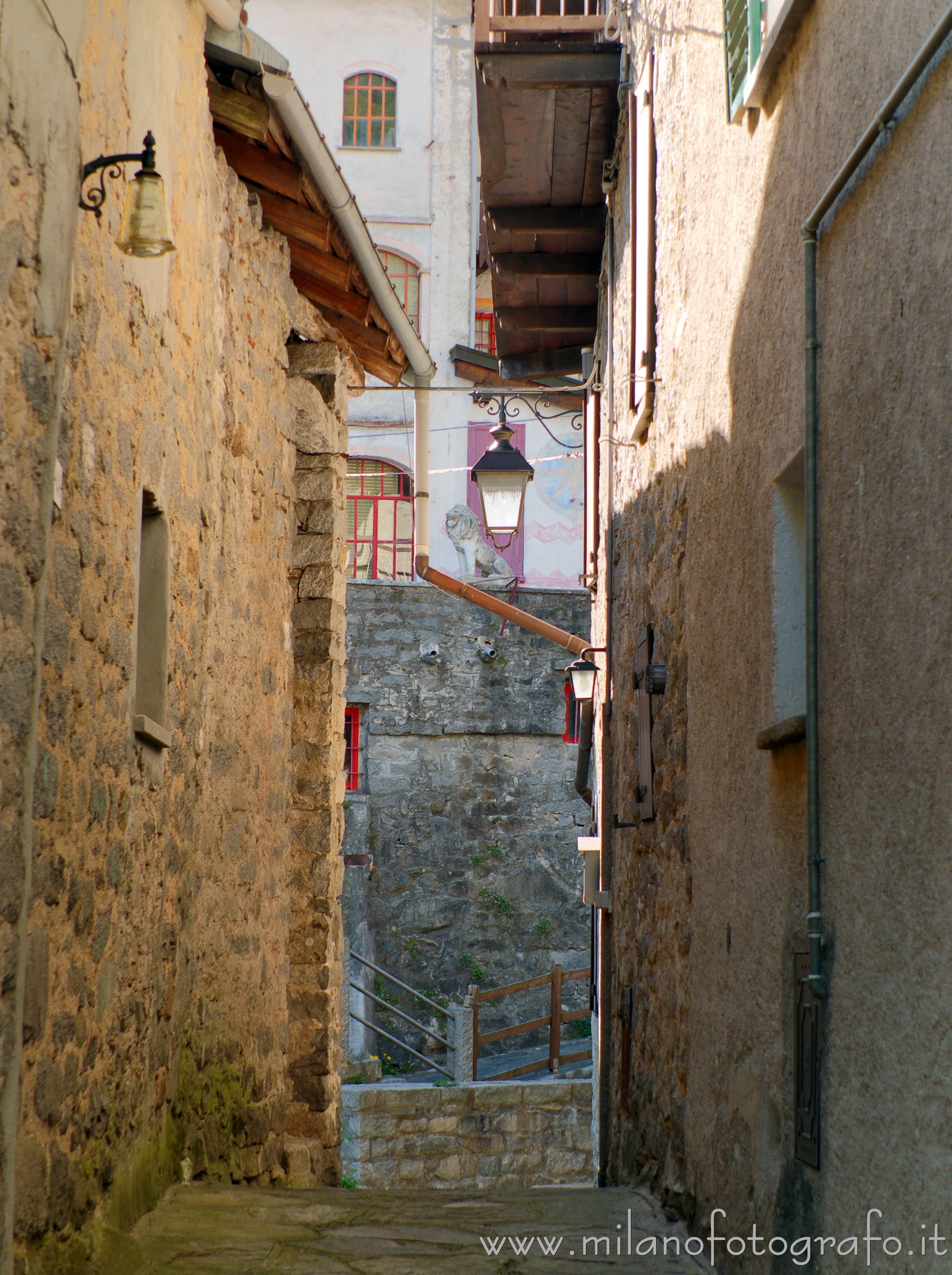 Campiglia Cervo (Biella, Italy) - Narrow street in the hamlet Forgnengo